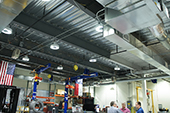 NTEC Warehouse using ActiveLED Round High Bay Light 75 Watts